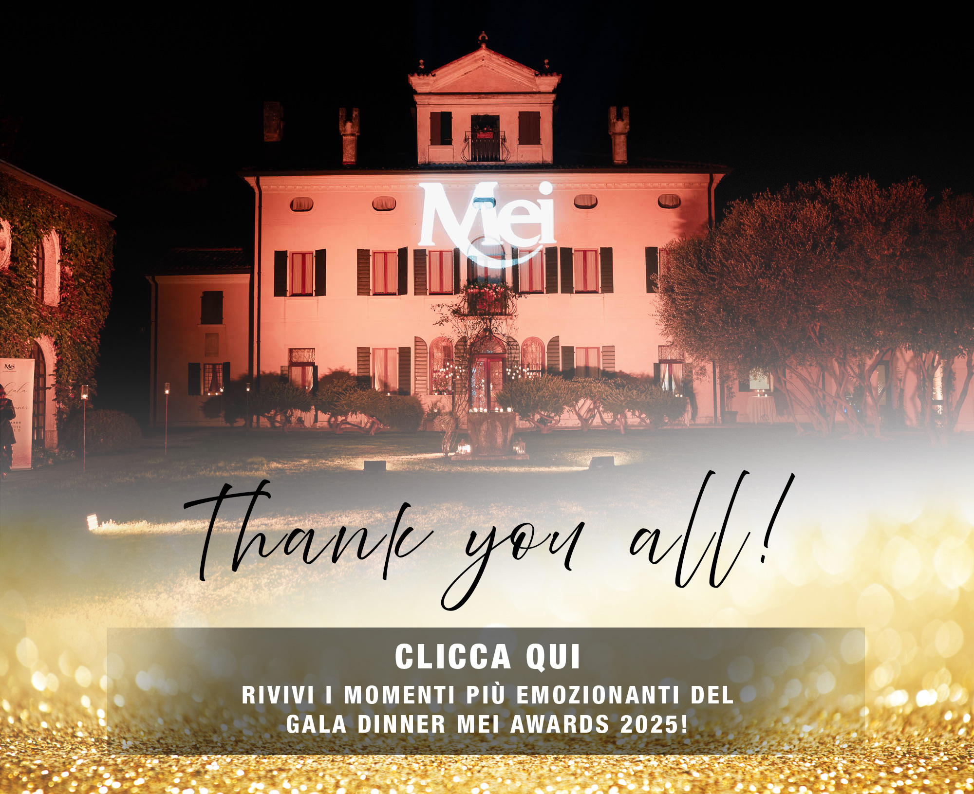 RIVIVI I MOMENTI PIÙ EMOZIONANTI DEL GALA DINNER MEI AWARDS 2025!